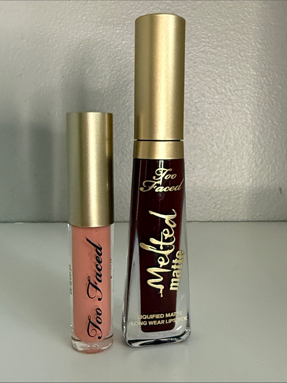 S Too Faced Melted Matte Liquid Lipstick & Nude Pink - 2 Pieces